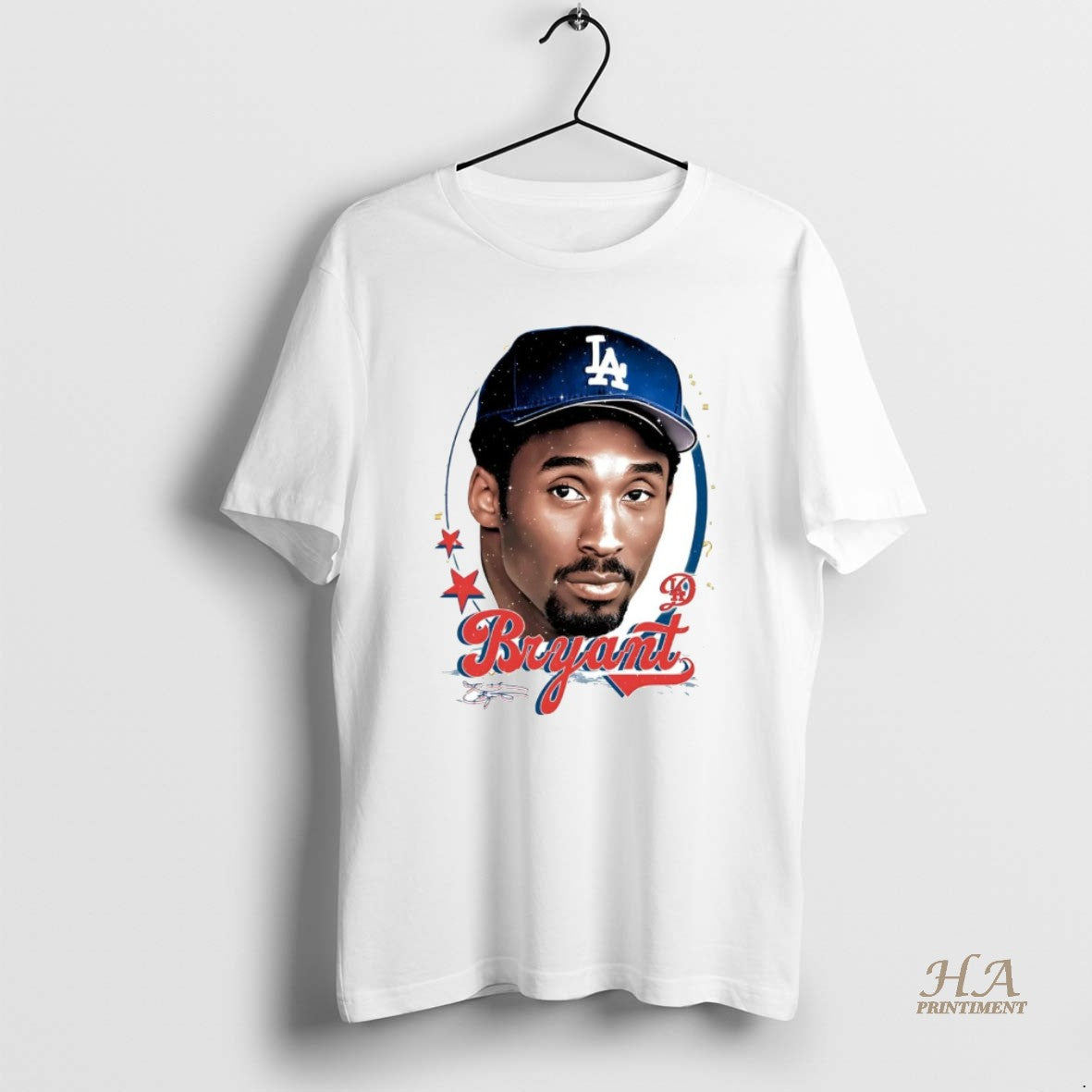 Official Kobe Bryant Portrait Los Angeles Dodgers