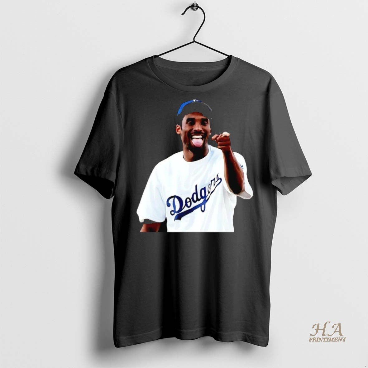 Official Kobe Bryant Tongue Out Los Angeles Dodgers Shirt