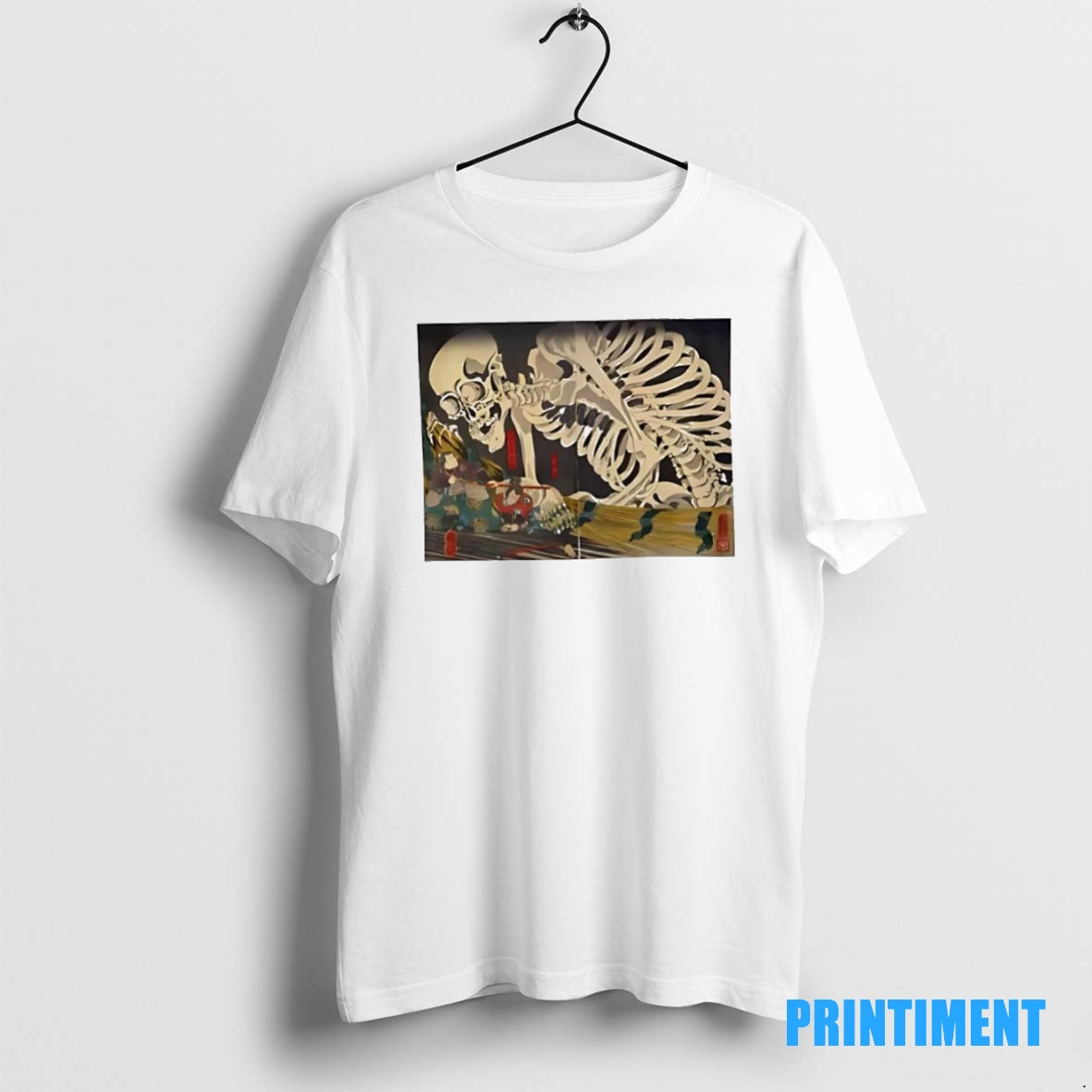 Official Kuniyoshis Giant Skeleton Picture Tee Sweater