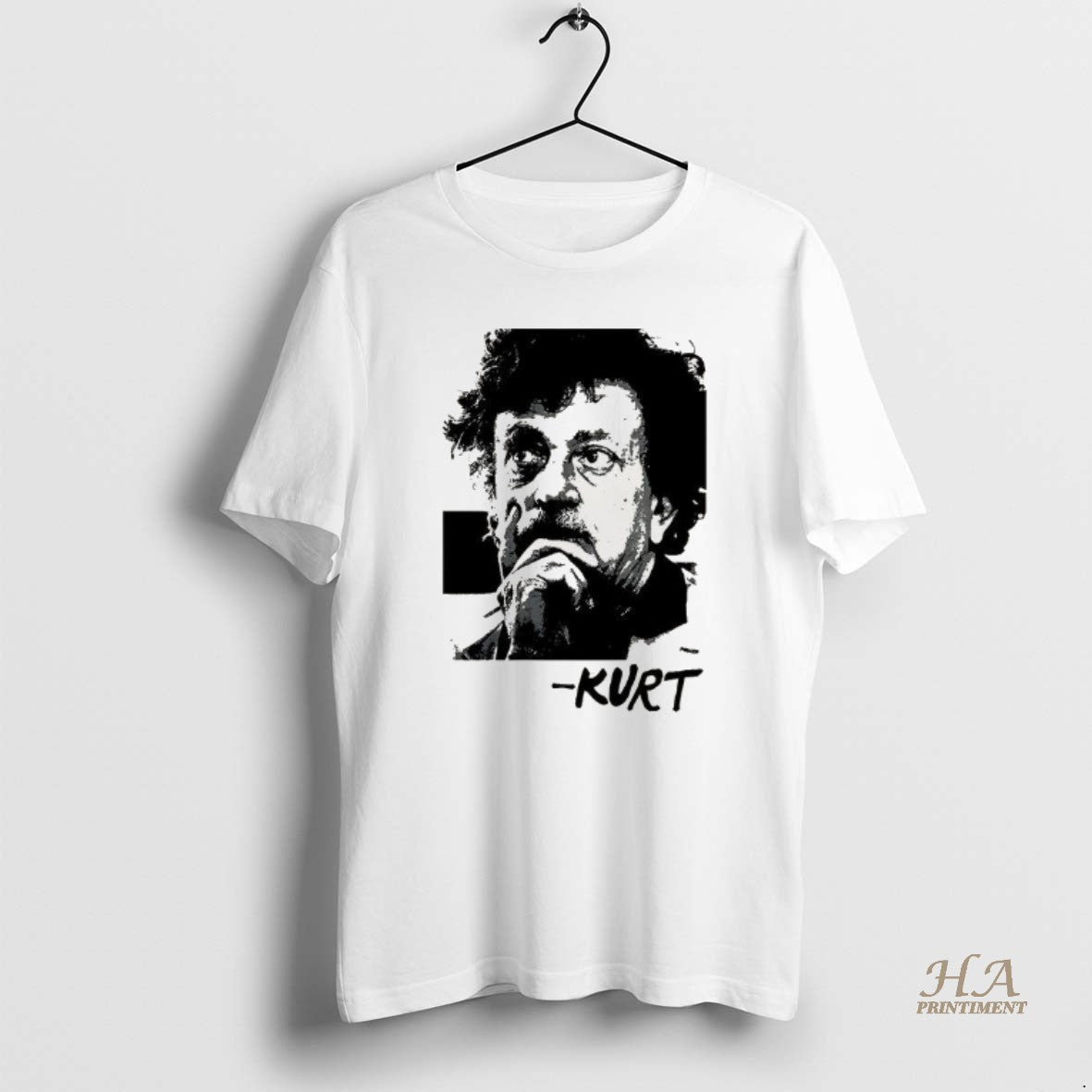 Official Kurt Vonnegut Portrait Tribute Retro