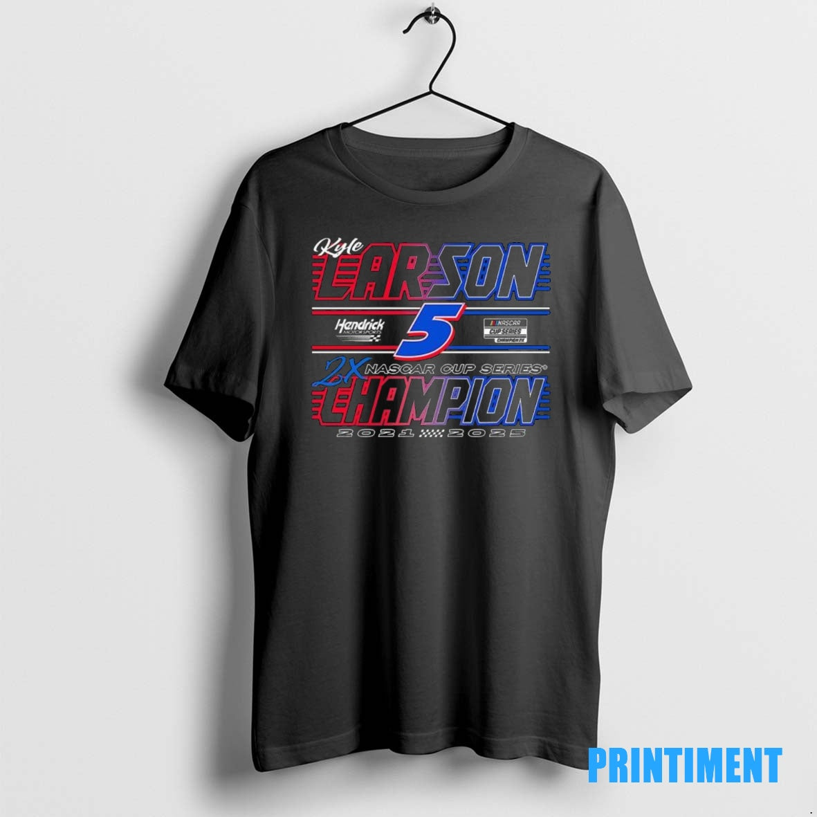 Official Kyle Larson 2025 Nascar Cup Series 2x Champion 2021 2025 Tee Sweater