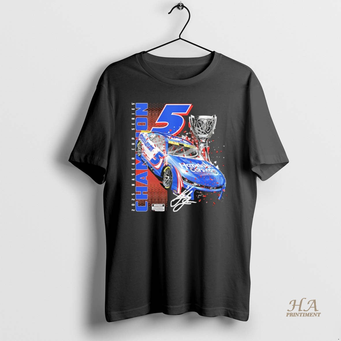 Official Kyle Larson 2025 Nascar Cup Series Champion Car Signature