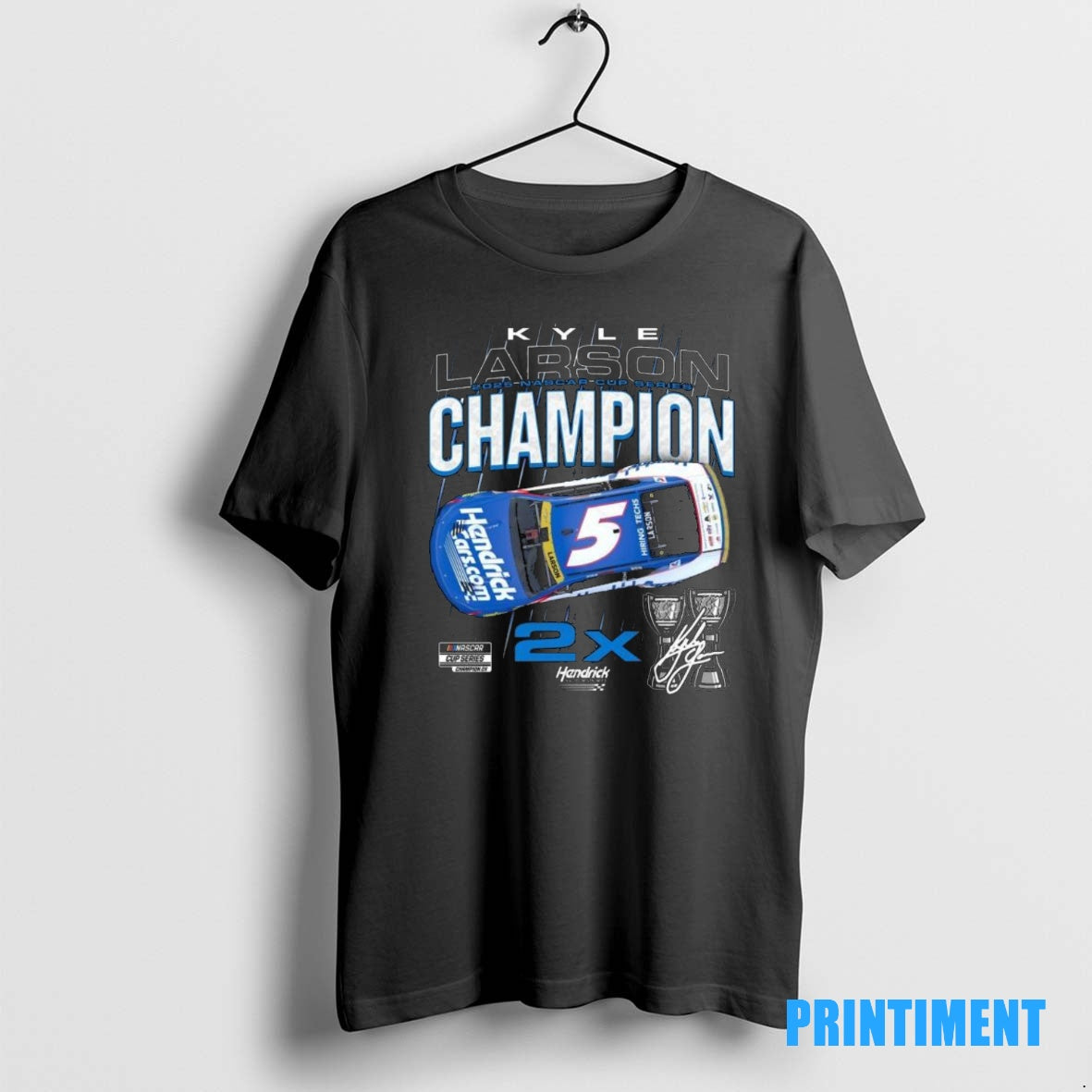 Official Kyle Larson 2025 Nascar Cup Series Champion Stats Tee Sweater