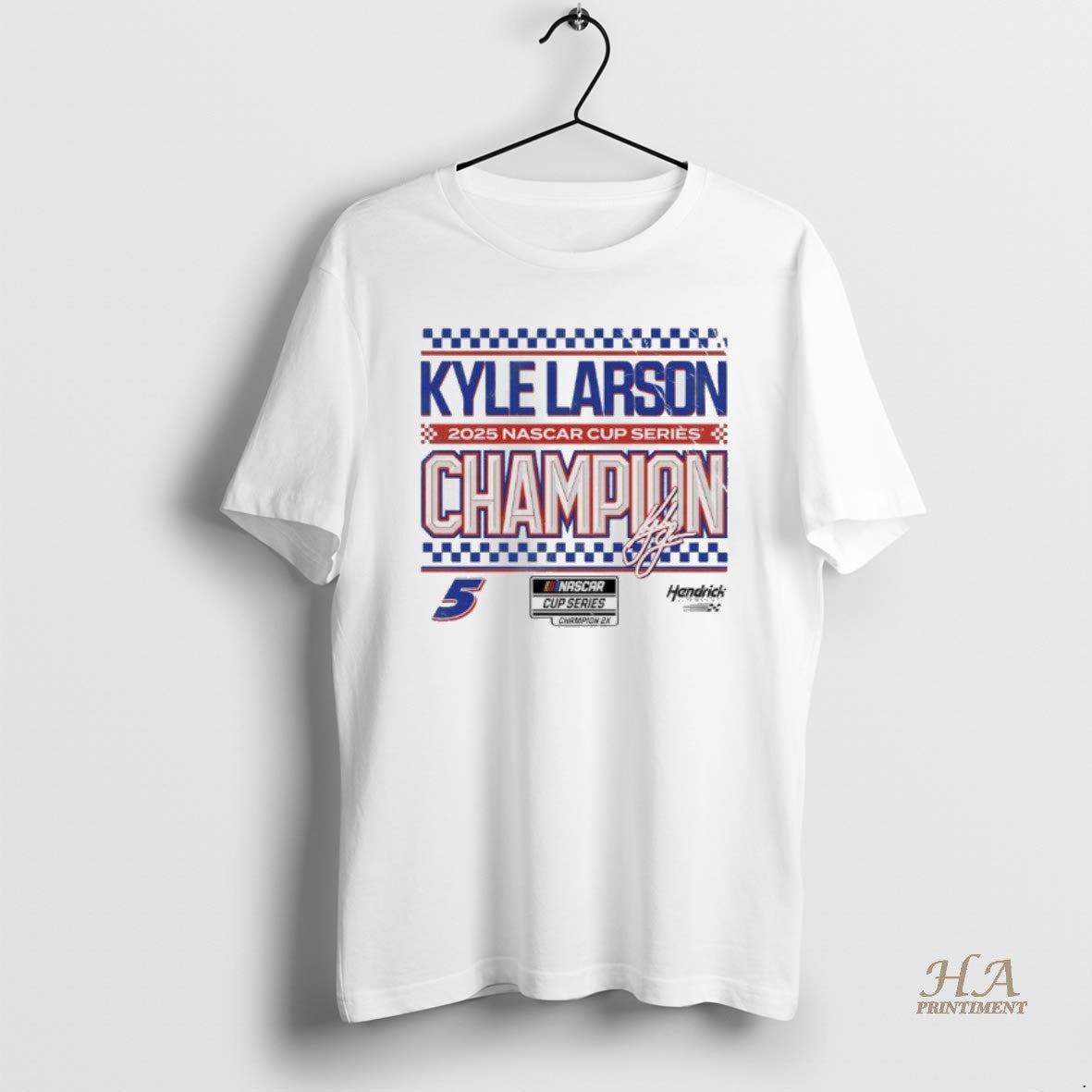 Official Kyle Larson 2025 Nascar Cup Series Champion Signature
