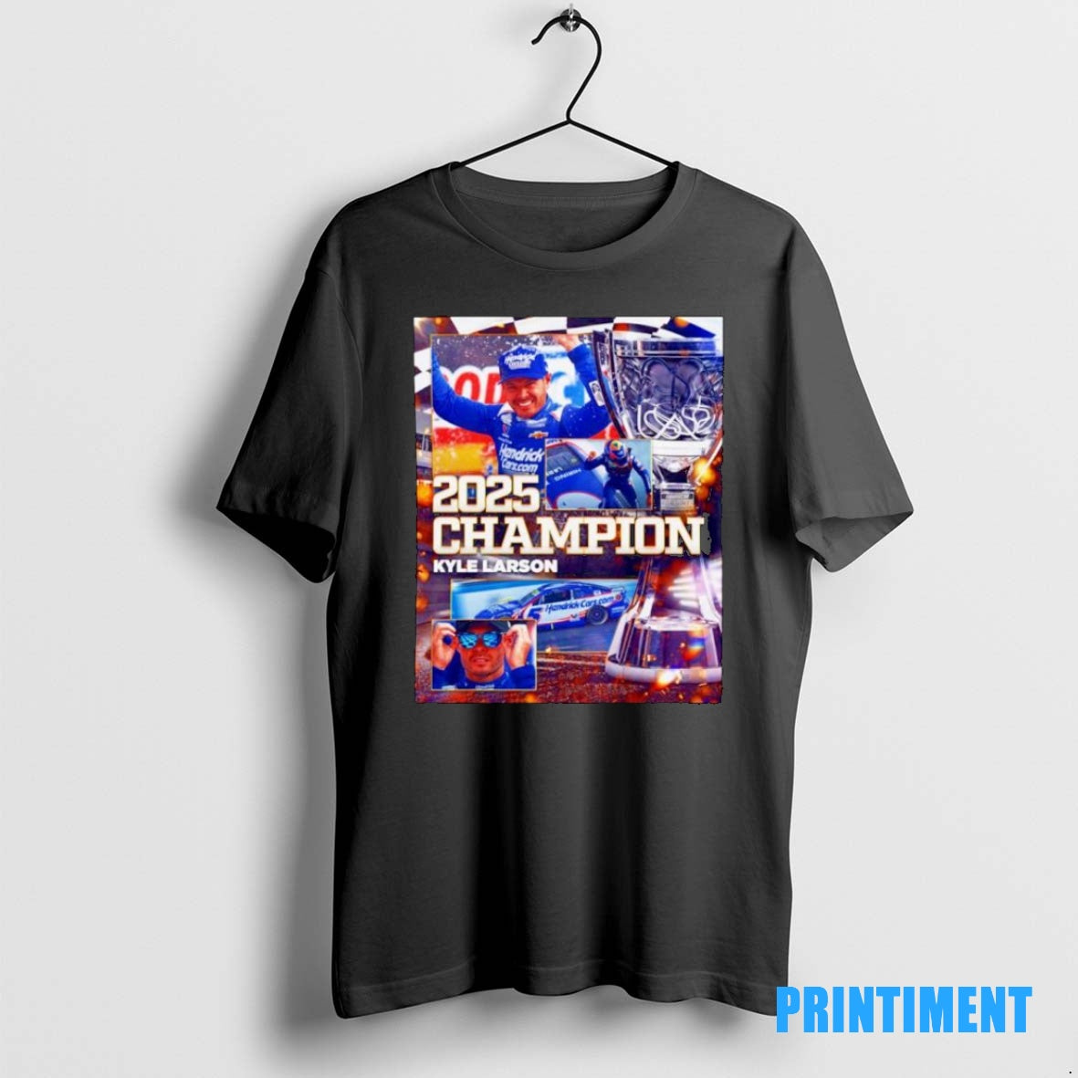 Official Kyle Larson Championship Ornaments Tee Sweater