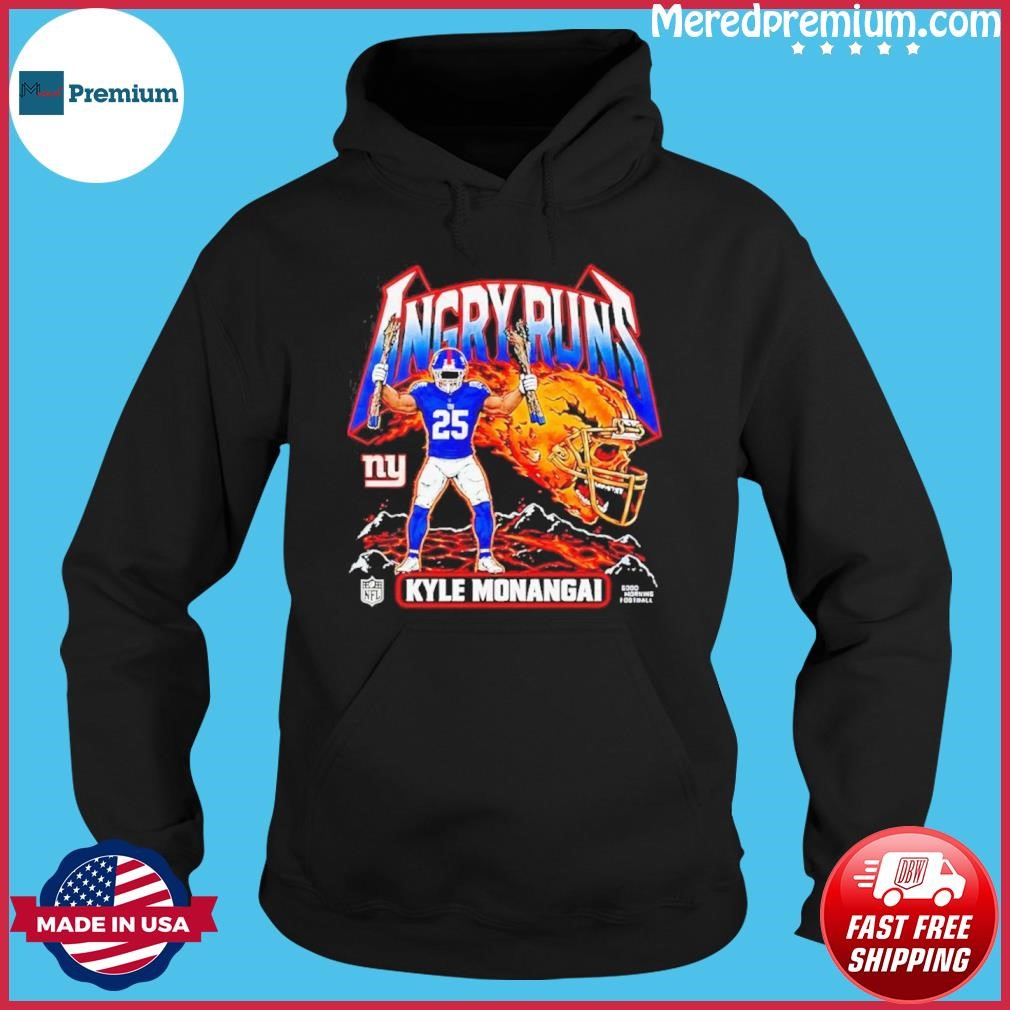 Kyle Monangai New York Giants Angry Runs 2026 Shirt