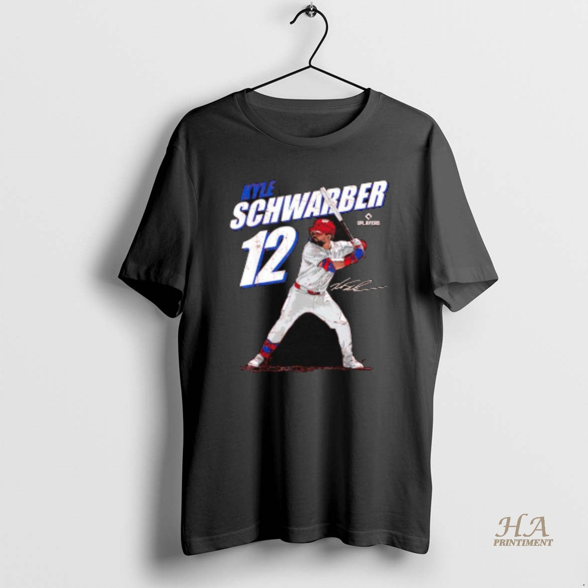 Official Kyle Schwarber Philadelphia Baseball Players 12 Signature Moment
