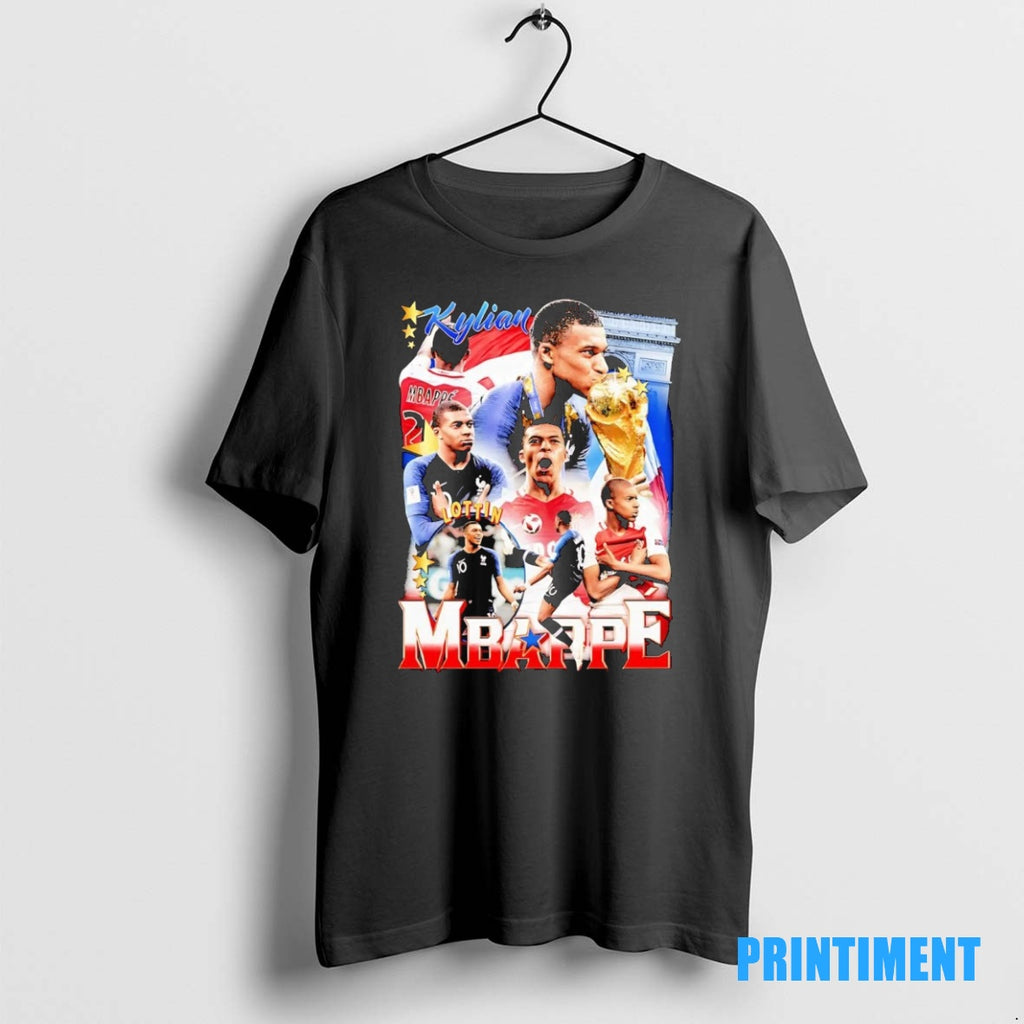 Official Kylian Mbappe Lottin Trophy Picture Collage Tee Sweater