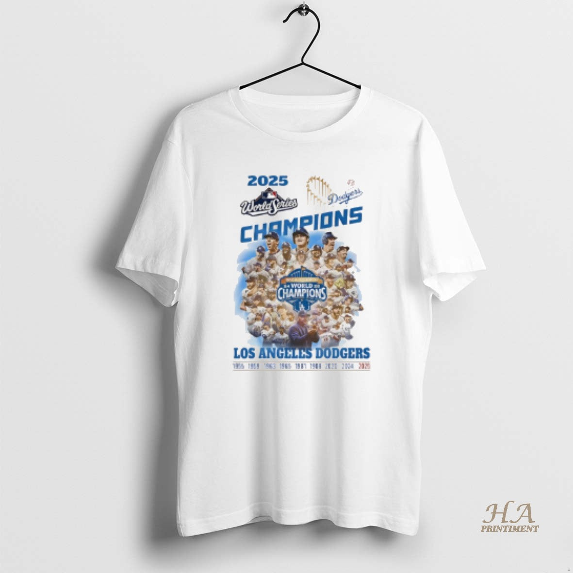 Official La Dodgers 2025 World Series Champions All Team