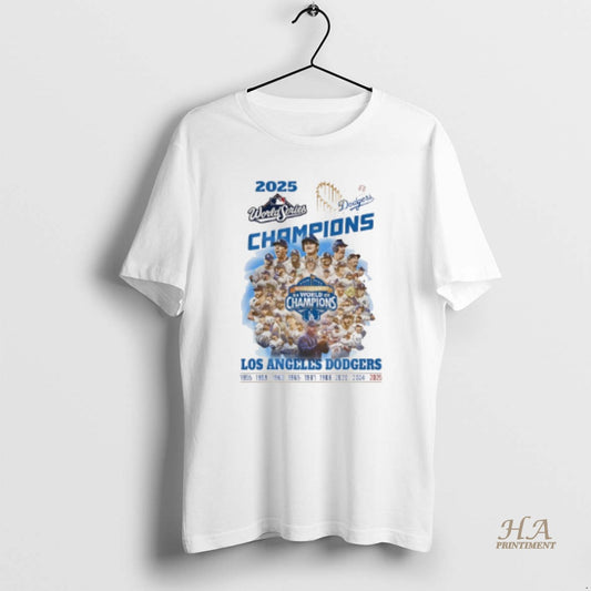 Official La Dodgers 2025 World Series Champions All Team