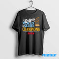 Official La Dodgers 2025 World Series Champions Major League Baseball Trophy Tee Sweater