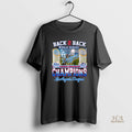 Official La Dodgers Back To Back 2024 2025 World Series Champions Trophy