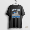 Official La Dodgers Back To Back World Series Champions 2025 Player Name City Skyline