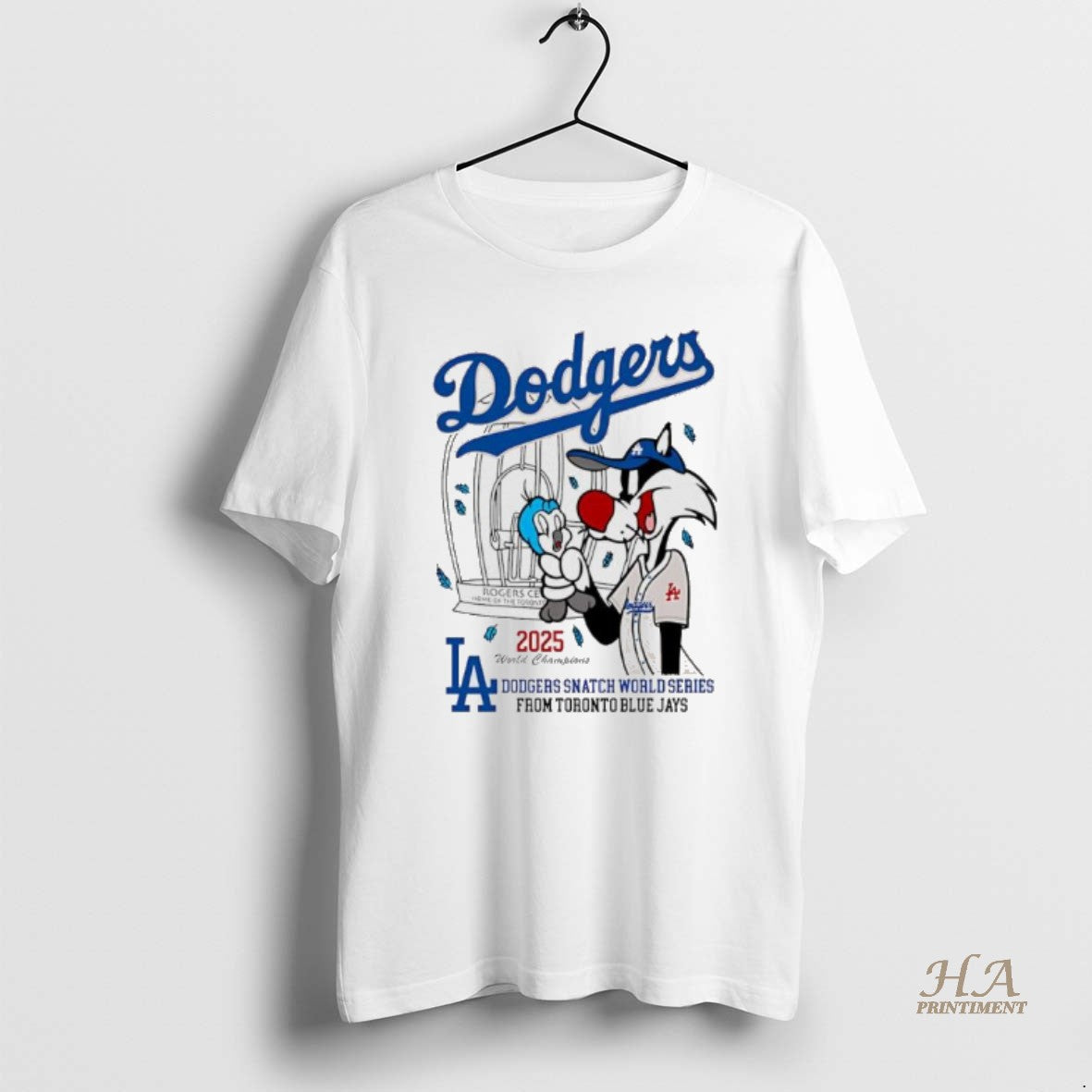 Official La Dodgers Snatch World Series From Toronto Blue Jays Mascot 2025