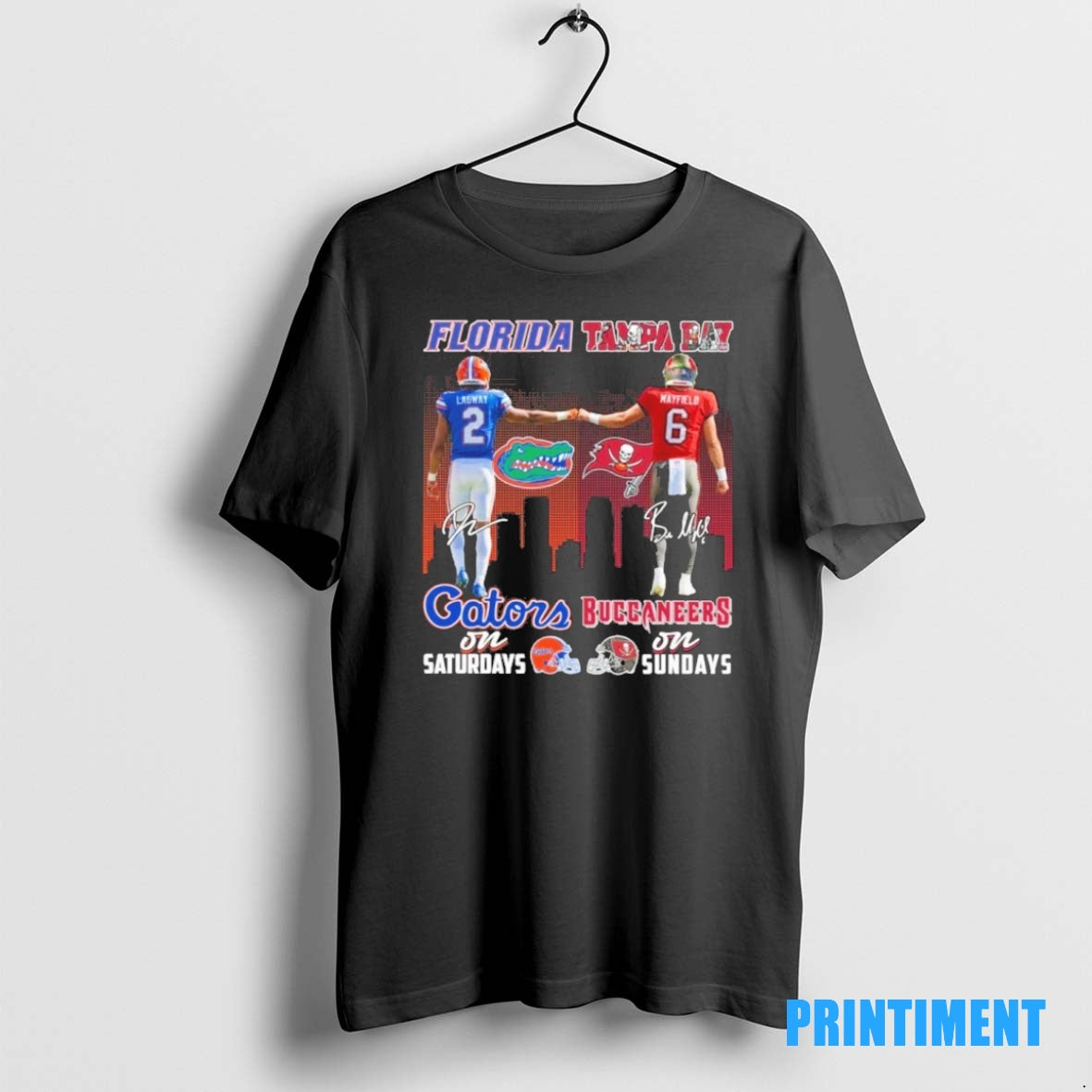 Official Lagway Gators On Saturdays And Mayfield Buccaneers On Sundays Tee Sweater