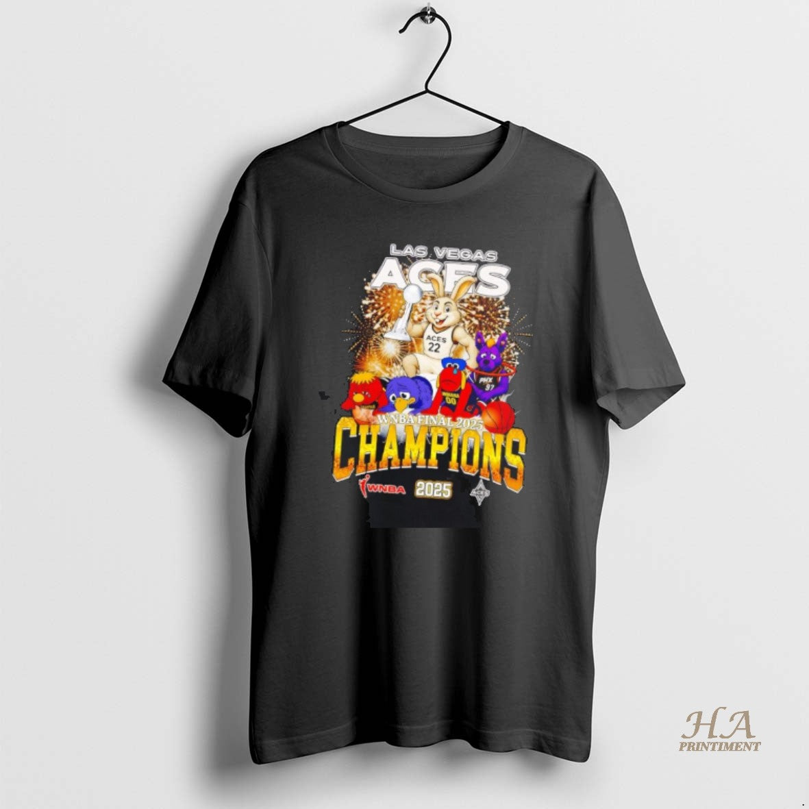 Official Las Vegas Aves 2025 Wnba Final Champions Mascot