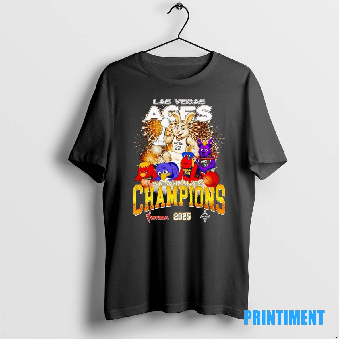 Official Las Vegas Aves 2025 Wnba Final Champions Mascot Tee Sweater