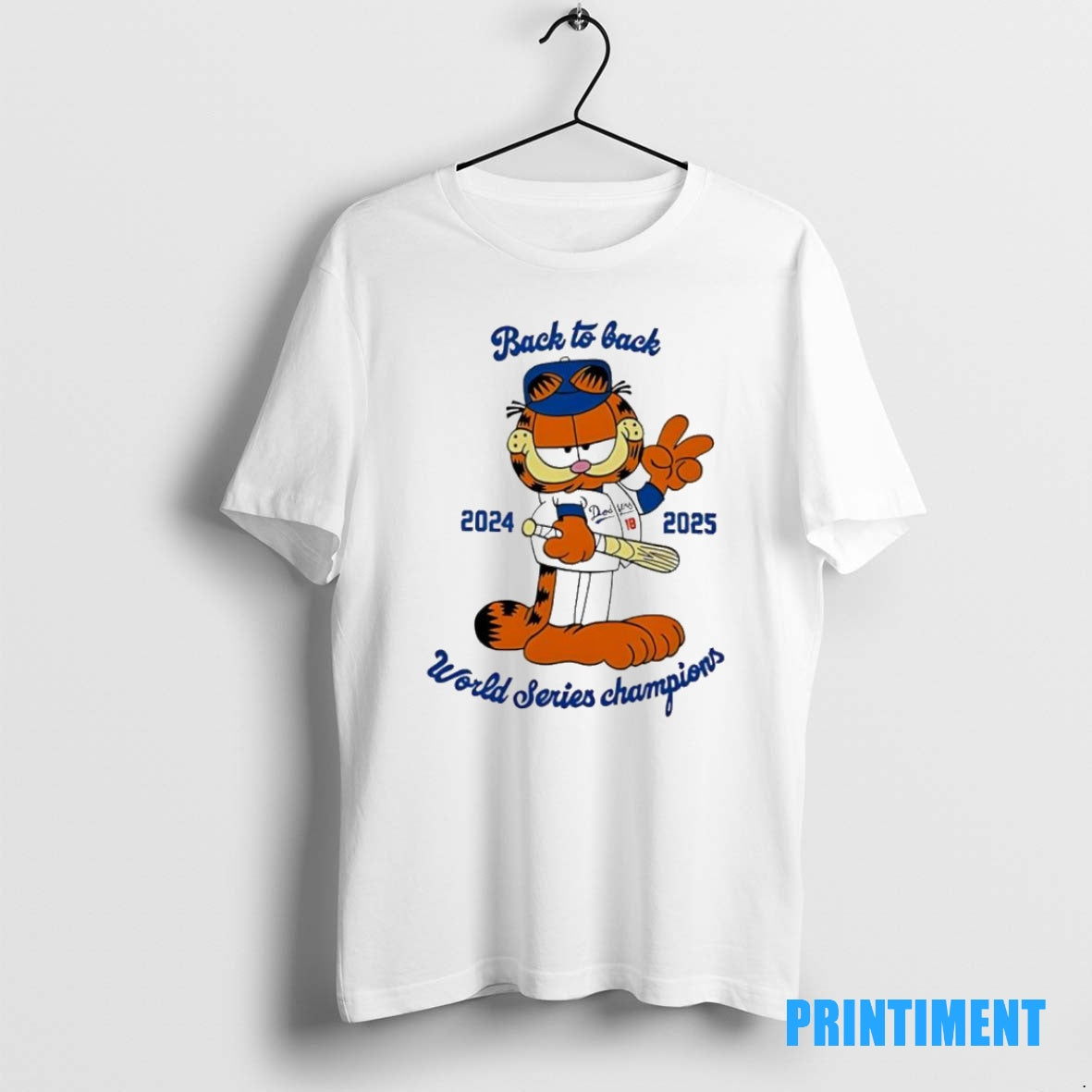 Official Lasagna Lover Cat Back To Back 2024 2025 World Series Champions Tee Sweater