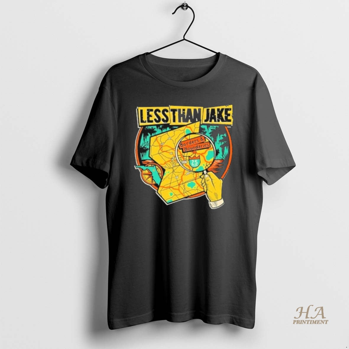 Official Less Than Jake Borders And Boundaries Anniversary Graphic