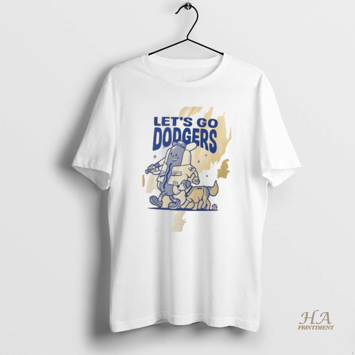Official Lets Go Dodgers Los Angeles Baseball