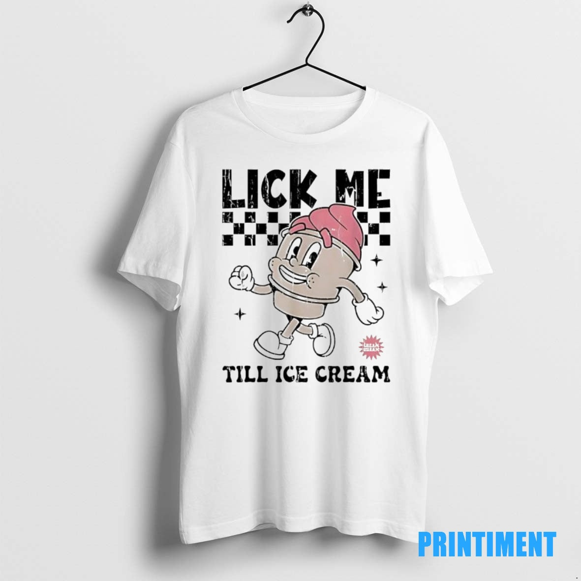 Official Lick Me Till Ice Cream Character Tee Sweater