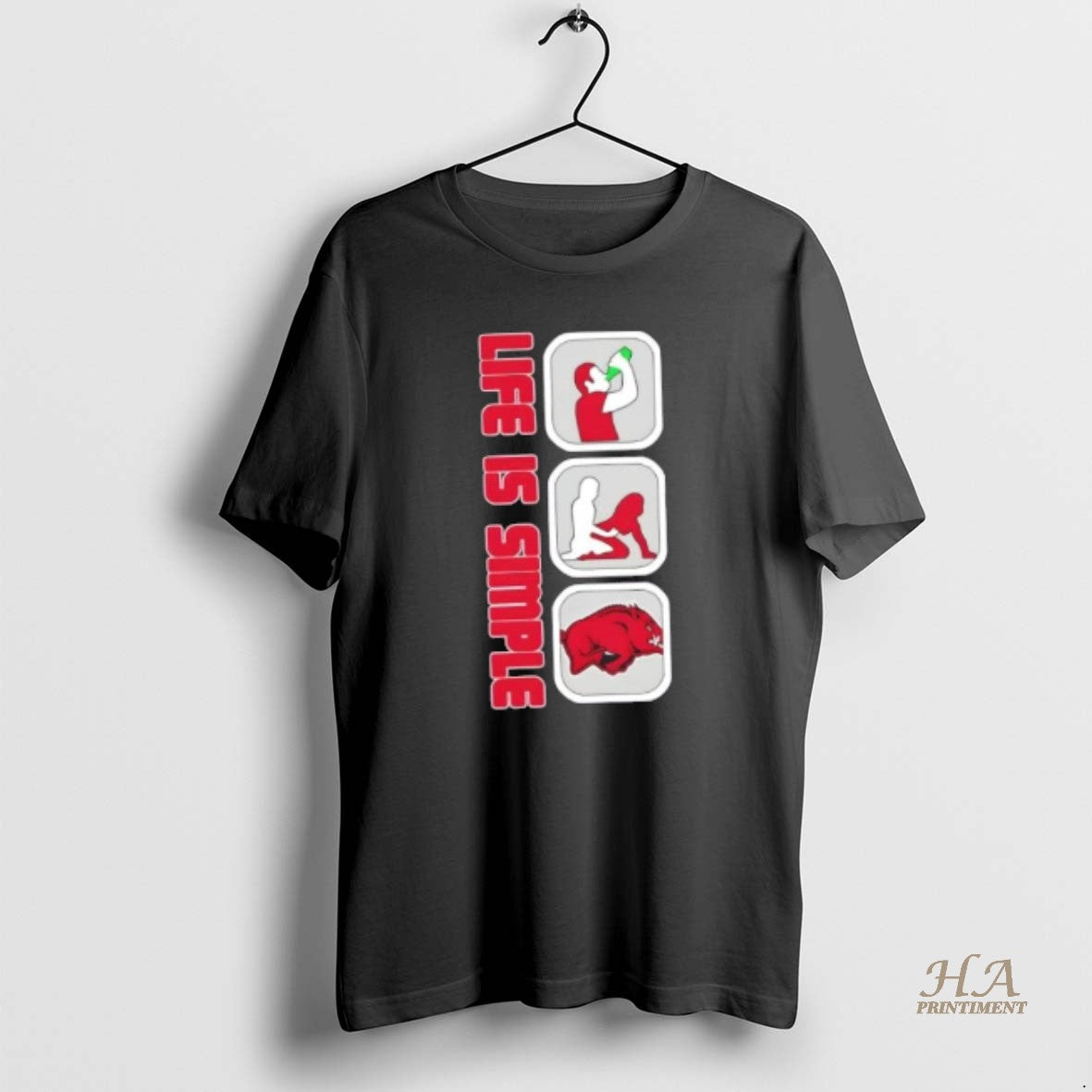 Official Life Is Simple Arkansas Razorbacks
