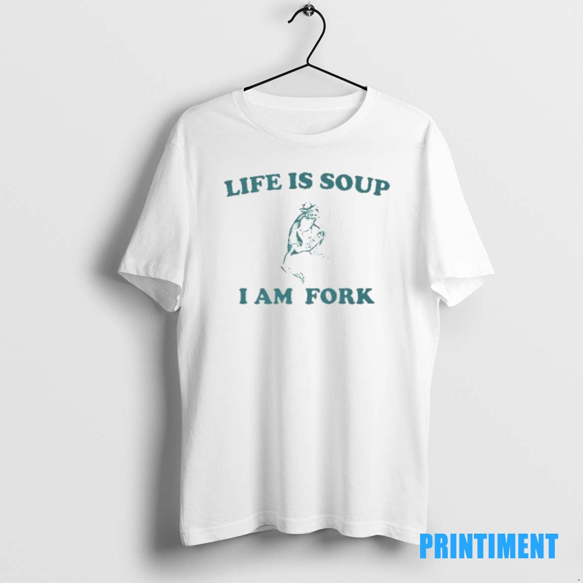 Official Life Is Soup I Am Fork Frog Tee Sweater