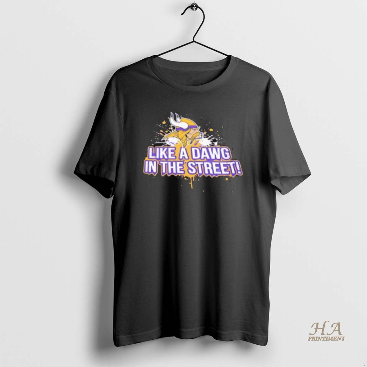 Official Like A Dawg In The Street Minnesota Vikings