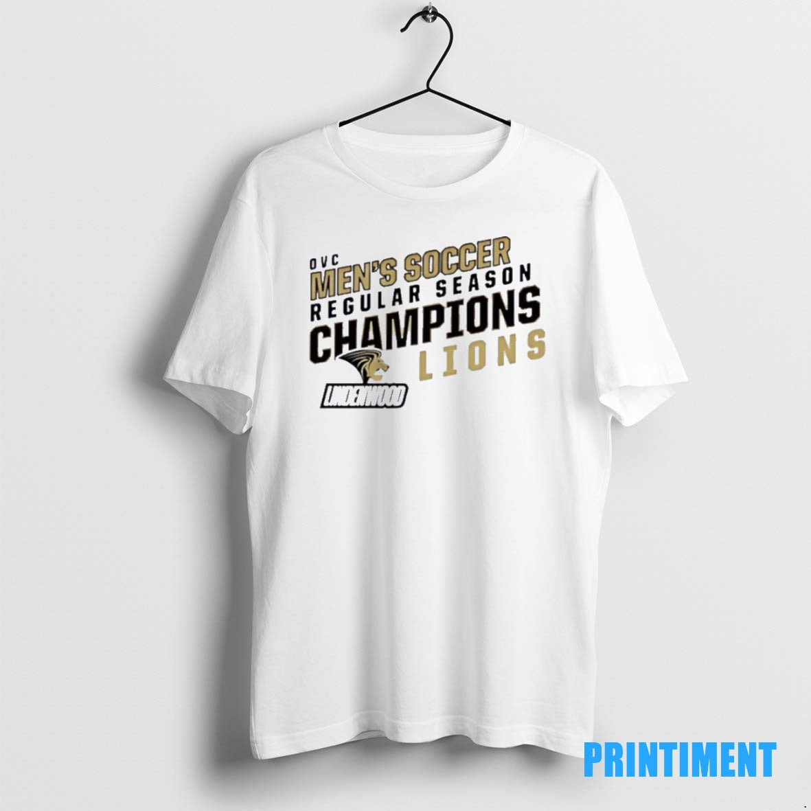 Official Lindenwood Cheer 2025 Ovc Mens Soccer Regular Season Champions Tee Sweater
