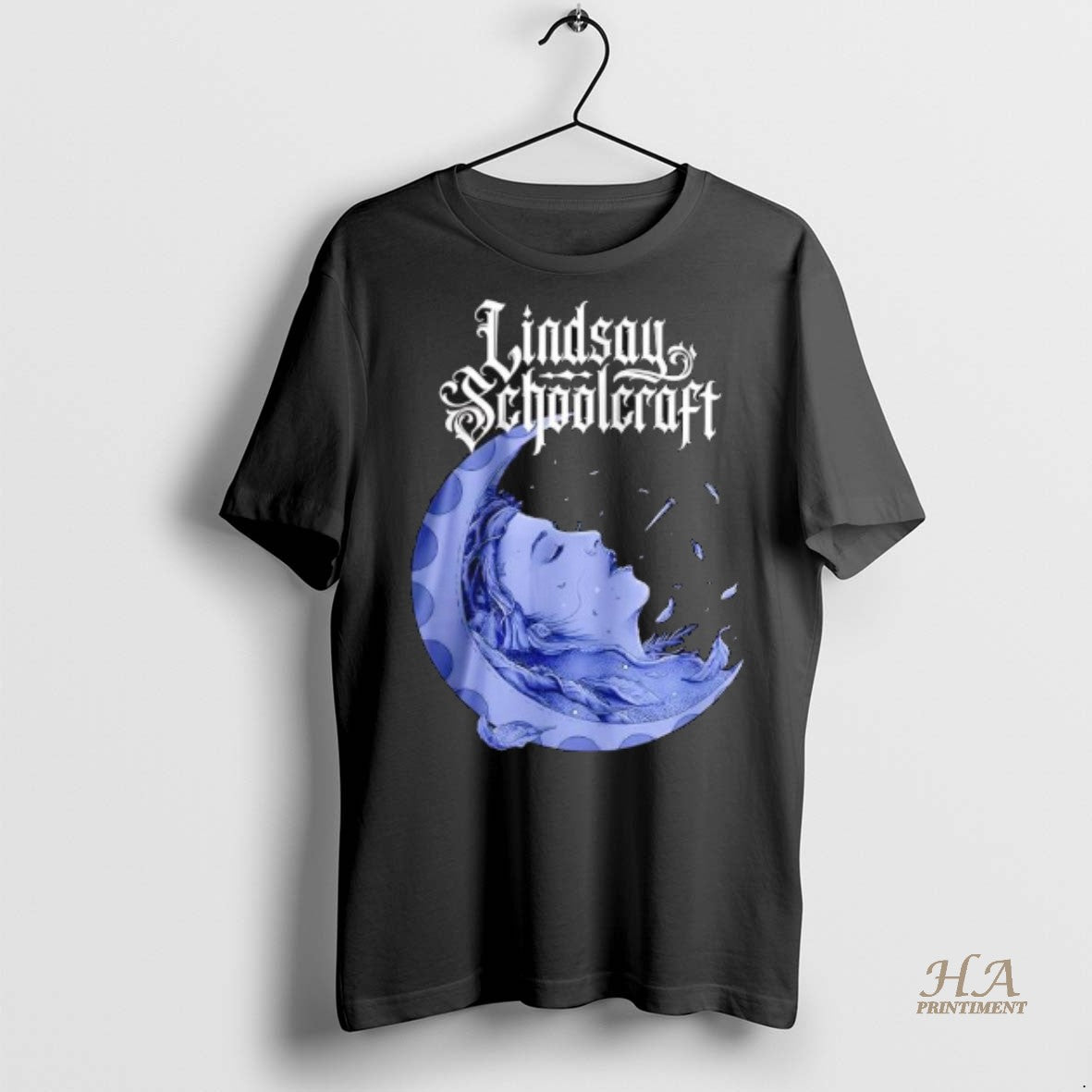 Official Lindsay Schoolcraft Crescent Moon Woman Shirt