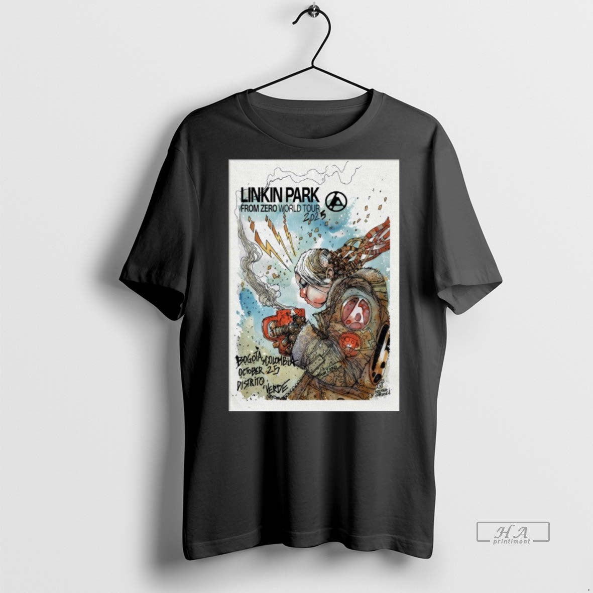 Official Linkin Park From Zero World Tour Bogota Colombia 25 October 2025 Shirt