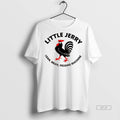Official Little Jerry Lean Mean Pecking Machine Rooster Graphic Shirt