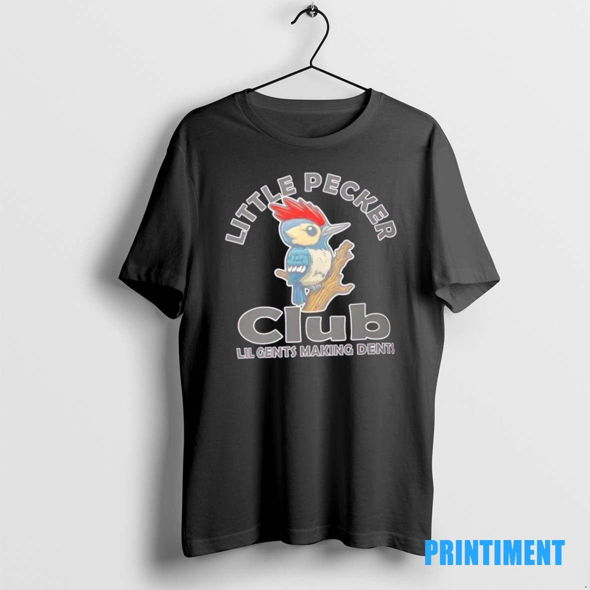 Official Little Pecker Club Chicken Adult Humor Tee Sweater