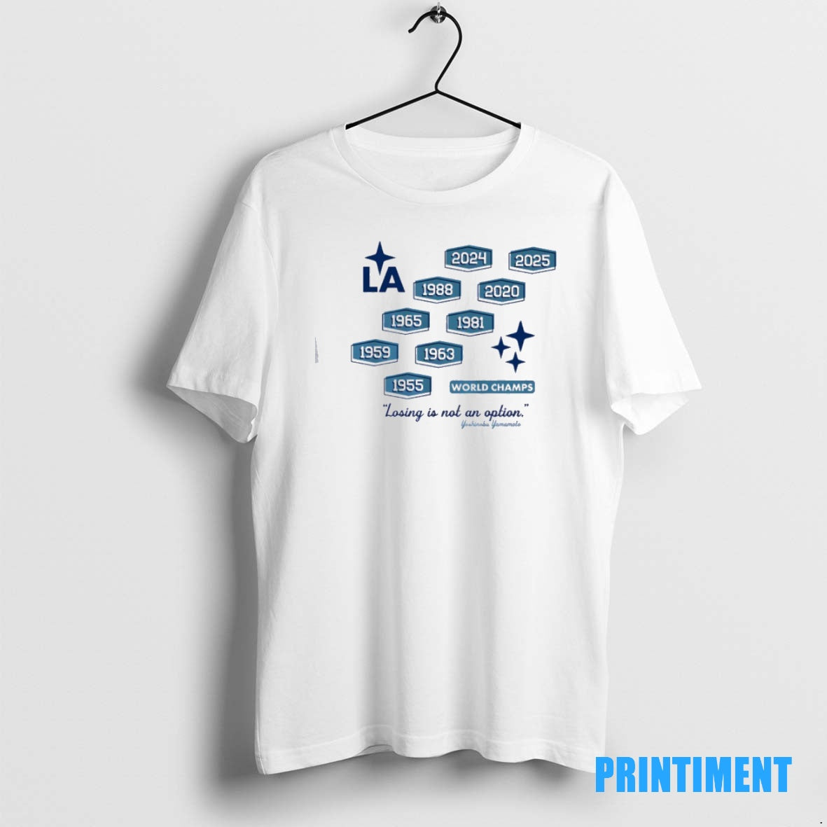 Official Los Angeles Baseball Nine Time World Champs Tee Sweater