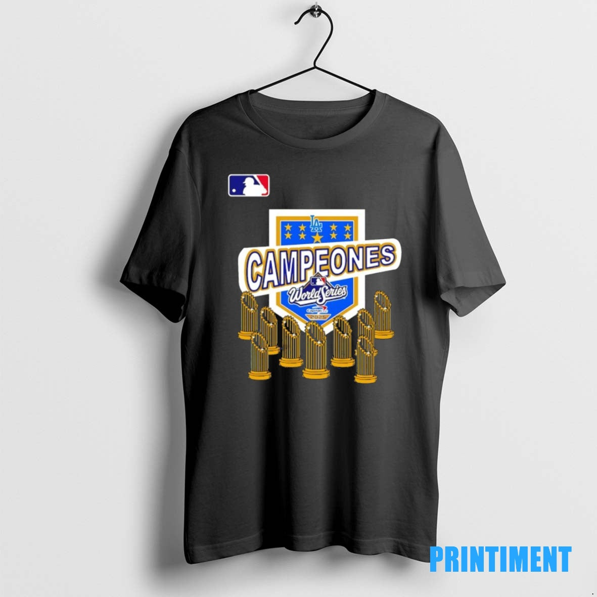 Official Los Angeles Campeones 2024 2025 World Series Trophy Tee Sweater