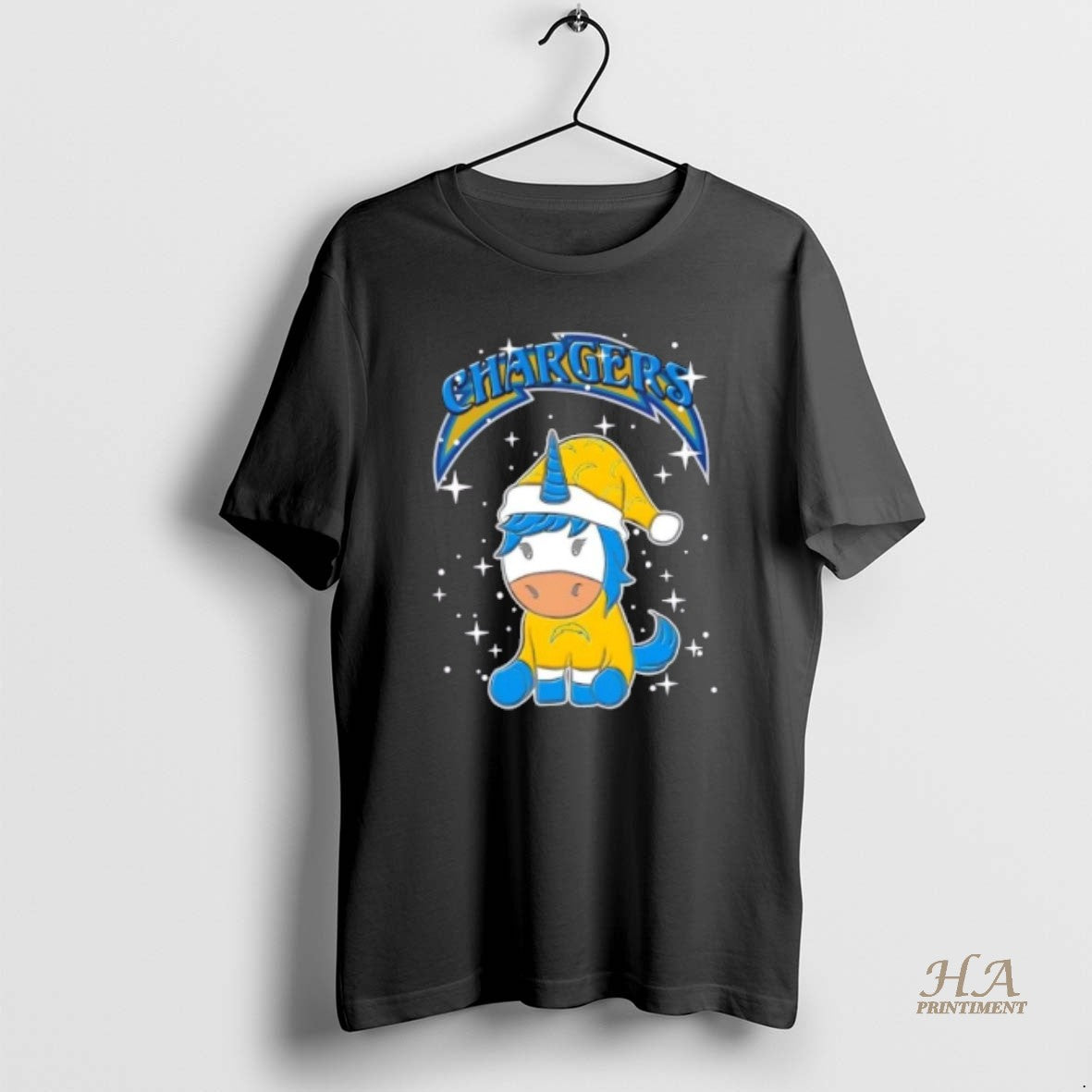 Official Los Angeles Chargers Football X Unicorn Merry Christmas