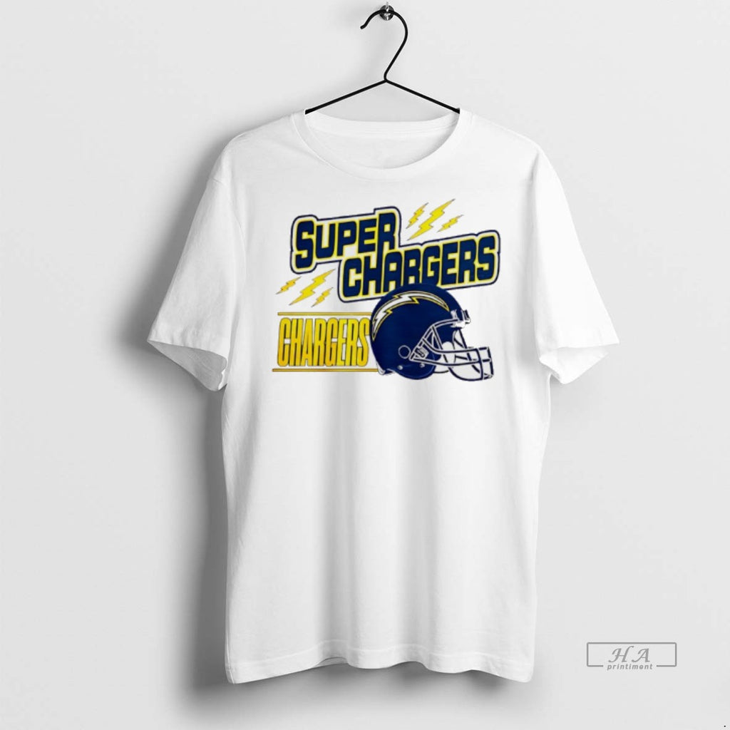 Official Los Angeles Chargers Super Chargers Helmets Shirt