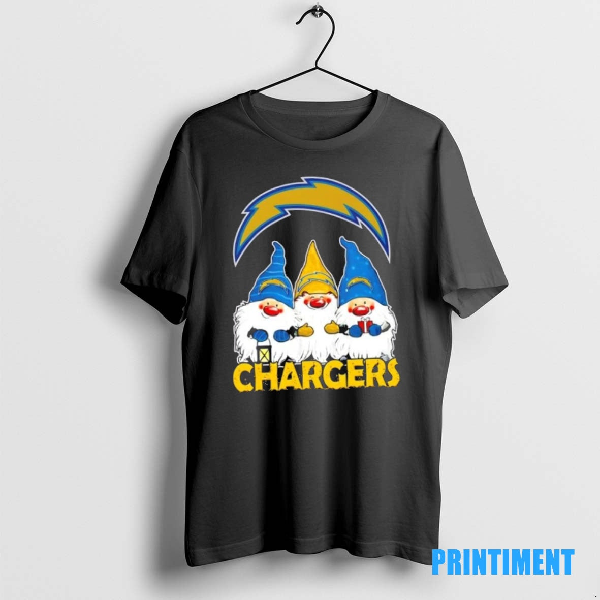 Official Los Angeles Chargers X Gnomes Xmas Christmas Tee Sweater