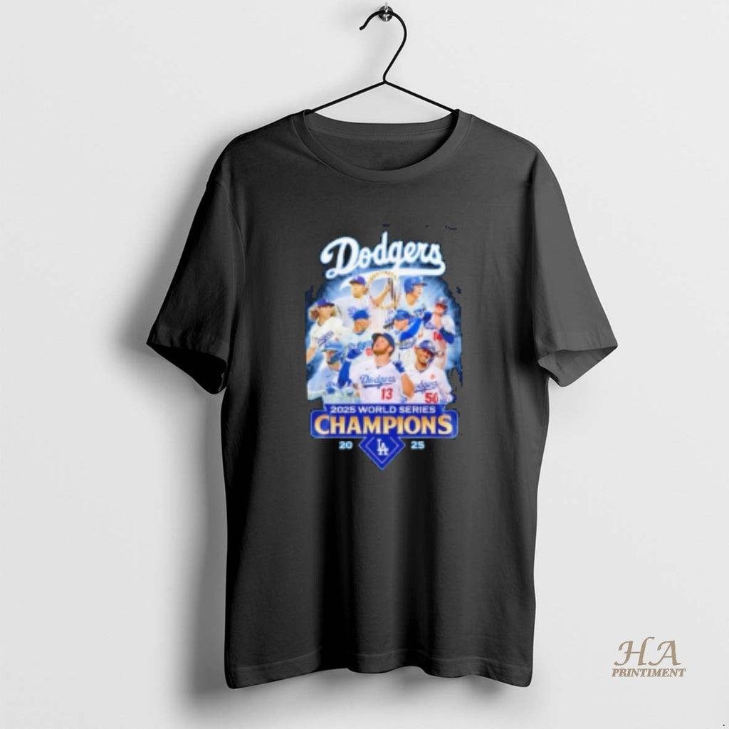 Official Los Angeles Dodger 2025 World Series Champions All Team