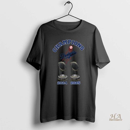 Official Los Angeles Dodgers 2024 2025 World Series Champions Trophies