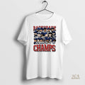 Official Los Angeles Dodgers 2025 Back 2 Back Champs Players Cartoon