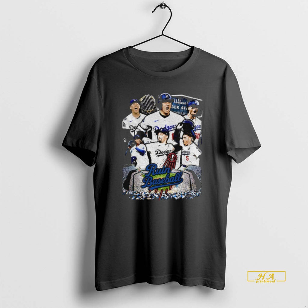 Official Los Angeles Dodgers 2025 Champions Ruin Baseball
