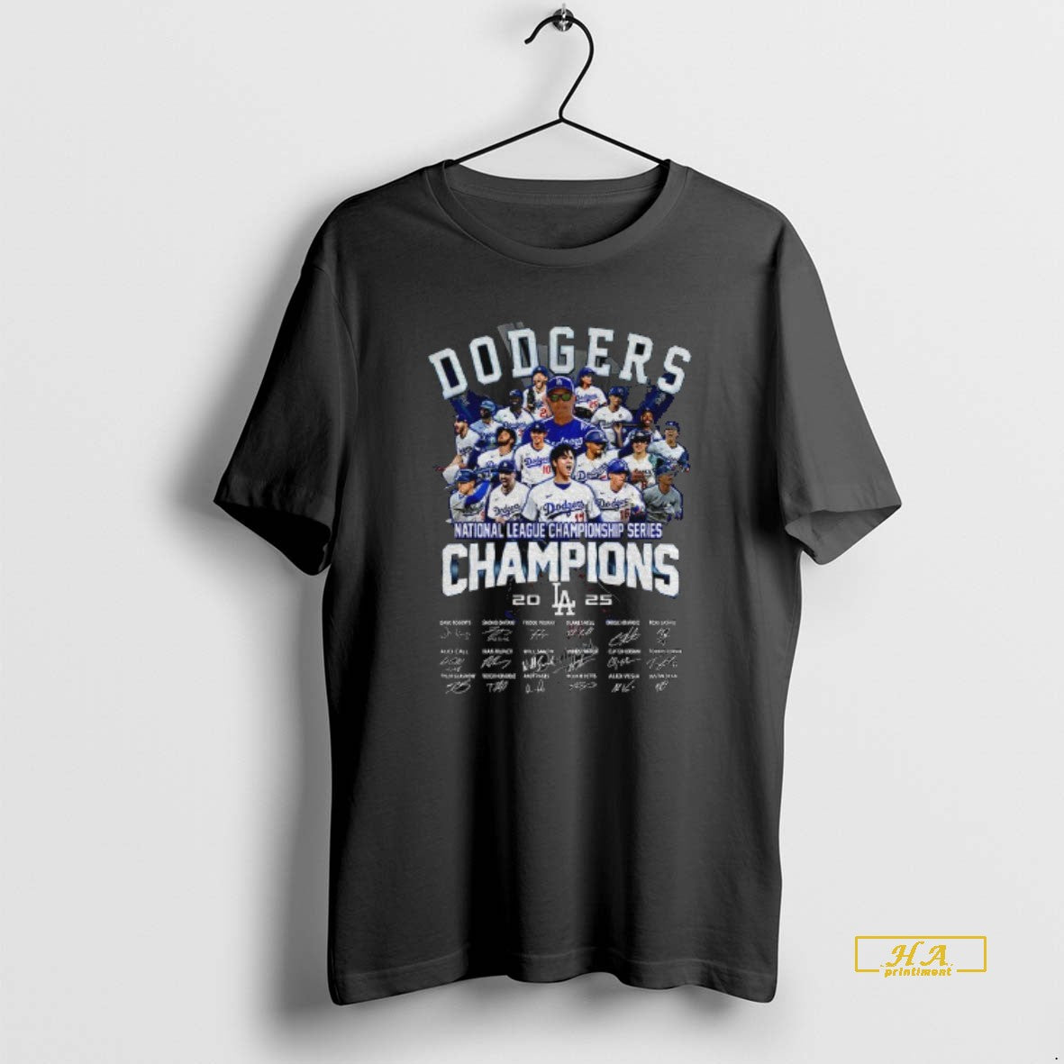 Official Los Angeles Dodgers 2025 National League Championship Series Champions Signature