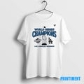 Official Los Angeles Dodgers 2025 World Series Back To Back Champions Tee Sweater