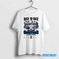 Official Los Angeles Dodgers 2025 World Series Back To Back Champions Signatures Tee Sweater