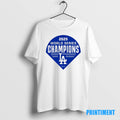Official Los Angeles Dodgers 2025 World Series Champions Home Plate Tee Sweater