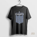 Official Los Angeles Dodgers 2025 World Series Champions Jersey Roster