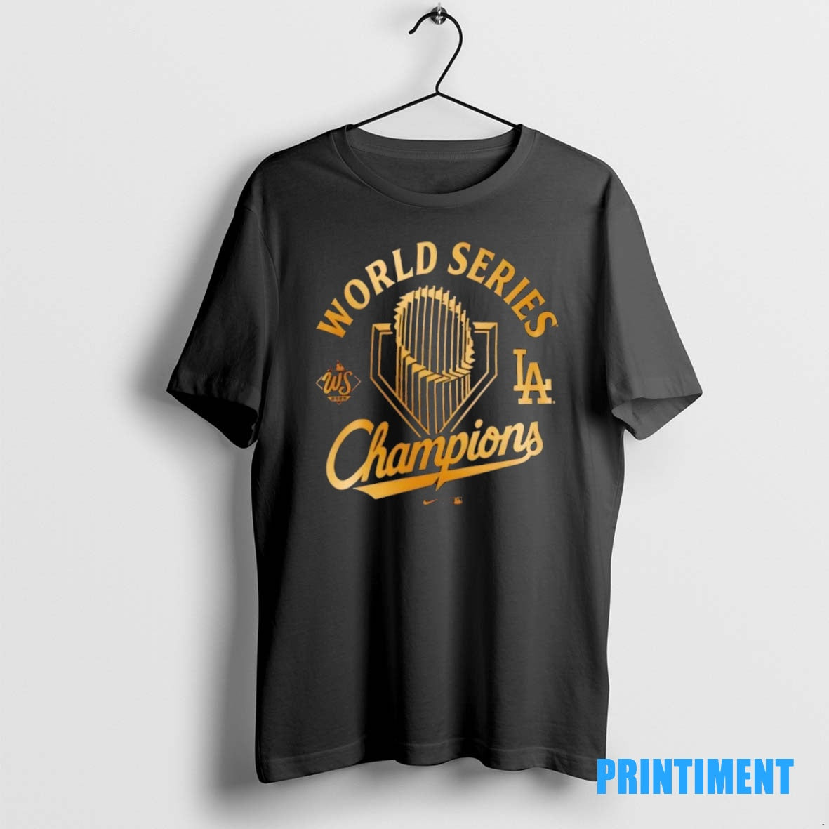 Official Los Angeles Dodgers 2025 World Series Champions Locker Room Parade 2 Sided Tee Sweater
