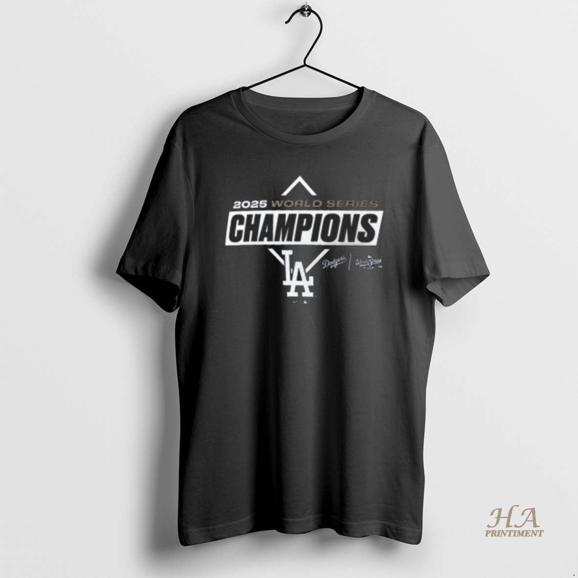 Official Los Angeles Dodgers 2025 World Series Champions Team Logo