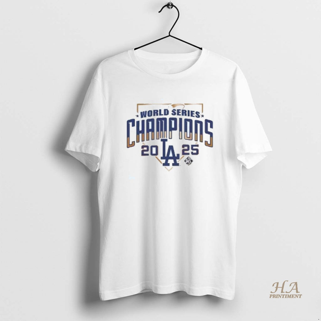 Official Los Angeles Dodgers 2025 World Series Champions Diamond Home Plate